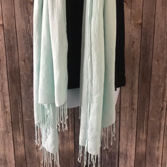Mint Green Pashmina - Picture 3 of 3